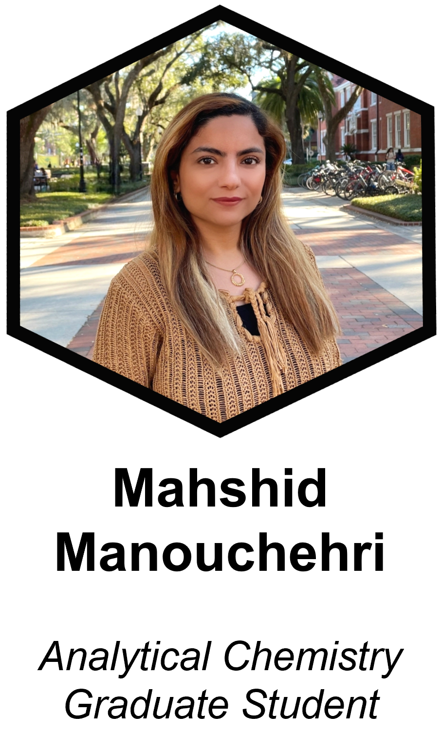 Picture of a current graduate student in the Prentice Lab