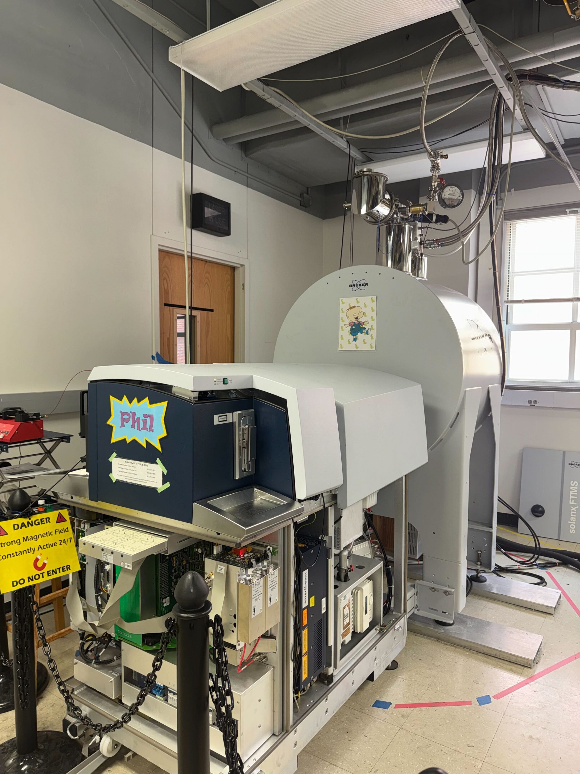 Image showcasing one of three FT-ICR's. This one is named Phil