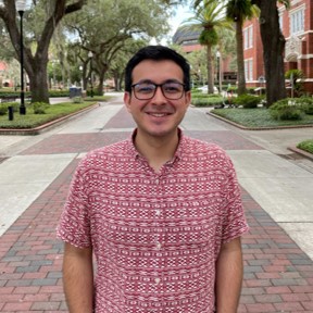 Image of a previous Prentice Lab REU student